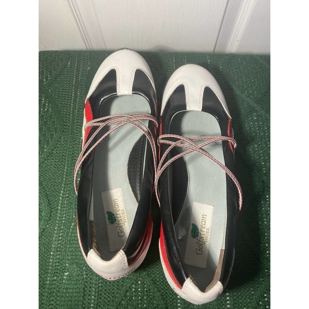 Golfstream women Criss-Cross gold shoe US 10M EUC - Picture 5 of 7